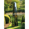 David Harber Steel obelisks Garden obelisks made of mirror polished stainless steel